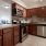 kitchen with counter open to living room